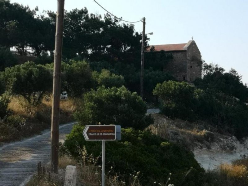 Pachia Ammos MIT BESICHTIGUNGSVIDEO: Baugrundstück am Meer, direkt über Strand und Dorf Grundstück kaufen